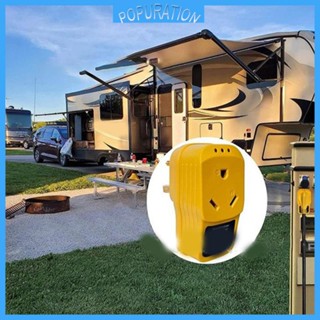 Pop อะแดปเตอร์ป้องกันไฟกระชาก พร้อมไฟแสดงสถานะ LED สําหรับ Camper RV