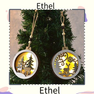 Ethel1 จี้รูปกวางเอลก์ คริสต์มาส สร้างสรรค์ สําหรับตกแต่งบ้าน