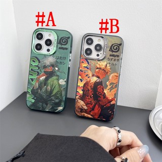 เคสแข็ง เคสไอโฟน iPhone 14 Pro Max iPhone 13 Pro Max iPhone 12 Pro Max iPhone 11 Cartoon Naruto นารูโตะ Kakashi คาคัคชิ Electroplating Design Hard Case