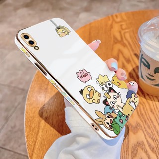 เคสโทรศัพท์มือถือแบบนิ่ม TPU กันกระแทก ลายตุ๊กตา Baokemeng พร้อมตุ๊กตา สําหรับ Vivo Y65 Y66 Y67 Y81 Y81i Y85 Y91 Y91C Y93 Y95