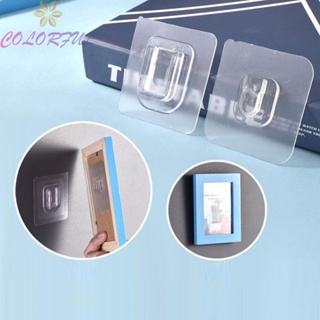 【COLORFUL】Buckle Hooks Can Fix TV Boxes Female Buckle Paper Boxes Photo Frames Plastic