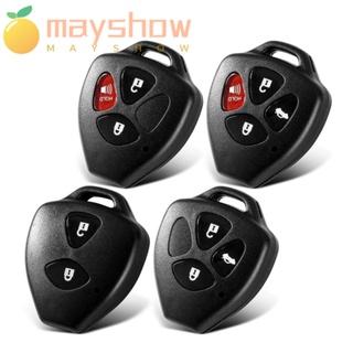 Mayshow กุญแจรีโมตรถยนต์เปล่า ไม่มีใบมีด 2 3 4 ปุ่ม แบบเปลี่ยน สําหรับ Toyota Camry Corolla RAV4 Avalon Venza 2007 2008 2009 2010 2011