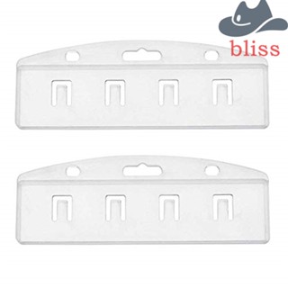 Bliss ซองใส่ป้ายชื่อ น้ําหนักเบา พลาสติกใส สําหรับใส่บัตรทํางาน