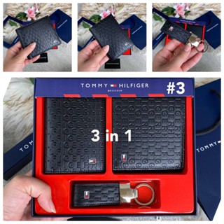 ส่งฟรี 🔥 TOMMY Short Wallet with Key Card holder Set