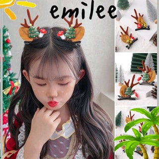 Emilee กิ๊บติดผม ลายคริสต์มาส เครื่องประดับ สําหรับเด็ก