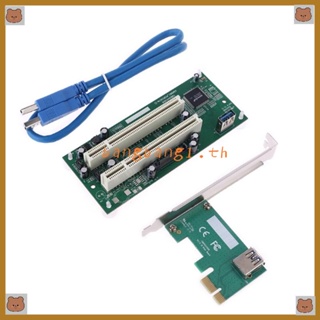 Bang การ์ดต่อขยาย PCI-E เป็น PCI USB3 0 2xPCI x1 เป็น x16