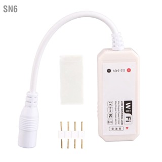 SN6 WiFi RGB Controller DC12-24V สำหรับแถบ LED ที่มีสีสันโดยการควบคุม APP ของสมาร์ทโฟน