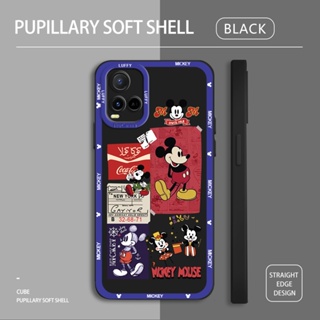 เคสโทรศัพท์ซิลิโคน TPU แบบนิ่ม ลายการ์ตูนมิกกี้ เมาส์ กันกระแทก สําหรับ Vivo Y21 2021 Y21S Y21A Y21T Y33S Y33T Y21G Y21e T1X 4G