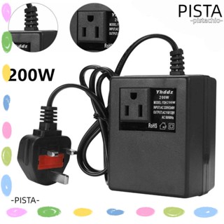 Pista แปลงแรงดันไฟฟ้าสเต็ปดาวน์ แปลงความปลอดภัย หม้อแปลงสายไฟ 220V / 240V เป็น 110V / 120V