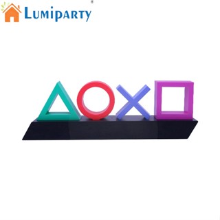 Lumiparty โคมไฟอะคริลิค Ps4 ควบคุมด้วยเสียง สามความเร็ว ปรับได้ สําหรับของขวัญ