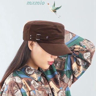 Mxmio หมวกแก๊ป สีพื้น สไตล์เรโทร สําหรับผู้ชาย และผู้หญิง ผู้สูงอายุ