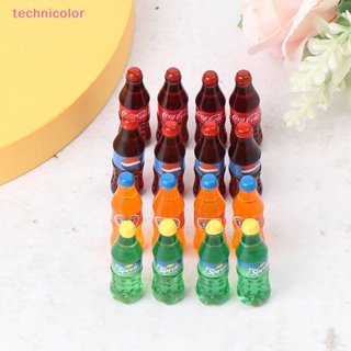 [technicolor] ใหม่ พร้อมส่ง โค้ก เครื่องดื่ม โซดา ขนาดเล็ก อุปกรณ์เสริม สําหรับตกแต่งบ้านตุ๊กตา ห้องครัว 4 ชิ้น