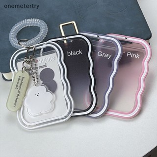 Onem พวงกุญแจ จี้รูปก้อนเมฆ สีโปร่งใส สําหรับป้องกันรูปภาพ เครื่องเขียน