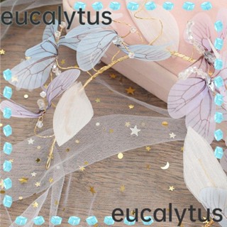 Eucalytus1 ที่คาดผม ประดับคริสตัล พลอยเทียม เครื่องประดับ สําหรับผู้หญิง