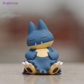 Brightstar โมเดลฟิกเกอร์ PVC อนิเมะโปเกม่อน Psyduck Bulbasaur Snorlax Kawaii 1 ชิ้น