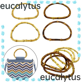 Eucalytus1 ที่จับกระเป๋าไม้ไผ่ พร้อมหัวเข็มขัด DIY สําหรับกล่องของขวัญ