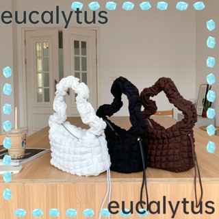 Eucalytus1 กระเป๋าสะพายไหล่ แบบนิ่ม น้ําหนักเบา ลายก้อนเมฆ