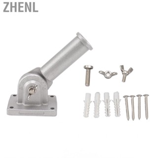 Zhenl Flag Pole Bracket  Aluminum Alloy Flag Holder Thickened  for Garden