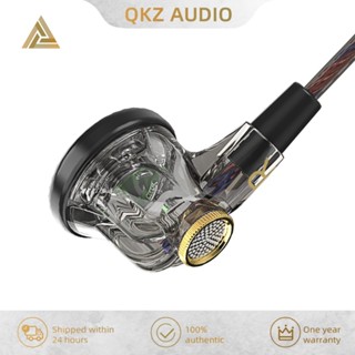 Qkz MDR หูฟังอินเอียร์ไดนามิก HIFI 3.5 มม. ตัดเสียงรบกวน พร้อมไมโครโฟน สําหรับเล่นกีฬา