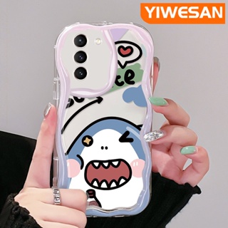 เคสโทรศัพท์ ซิลิกาใส แบบนิ่ม ลายฉลาม กันกระแทก สําหรับ Samsung galaxy S21 FE S21 Plus S21 Ultra S20 FE