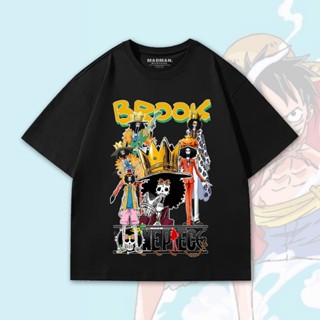 ป่าเสื้อยืด ขนาดใหญ่ พิมพ์ลาย ONE PIECE BOOTLEG Madman | เสื้อยืด ขนาดใหญ่ | เสื้อยืด ลายการ์ตูนอนิเมะ | เสื้อยืด ขนาดให