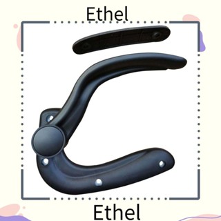 Ethel1 ที่เท้าแขนเก้าอี้สํานักงาน ข้อศอก ปรับได้ สีดํา