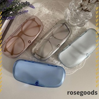 Rosegoods1 กล่องพลาสติก ป้องกันความดัน สําหรับใส่แว่นตา