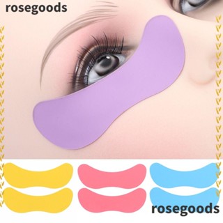 Rosegoods1 แผ่นดัดขนตา ซิลิโคน อุปกรณ์เสริม สําหรับแต่งหน้า 1 คู่