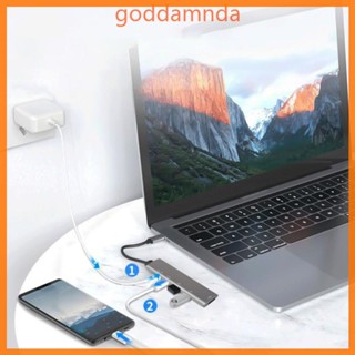 Godd ฮับ Type C เป็น USB ความเร็วสูง USB3 0 2 0 อะลูมิเนียมอัลลอย ขยายง่าย