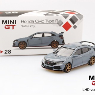 โมเดลรถยนต์ 1: 64 MINIGT Civic TypeR หายาก สีเทา