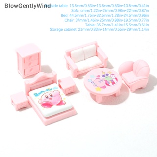 Blowgentlywind ชุดเฟอร์นิเจอร์จําลอง สําหรับตกแต่งบ้านตุ๊กตา