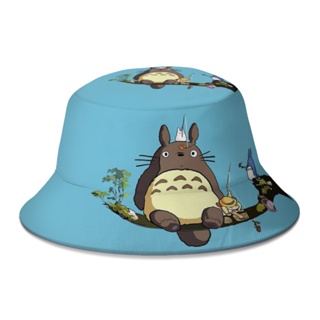 【พร้อมส่ง】หมวกบักเก็ตกันแดด ลาย My Neighbor Totoro แฟชั่นฤดูร้อน สําหรับผู้ชาย และผู้หญิง 2022