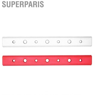 Superparis T Track Slide Bar  Aluminum Alloy Smooth Sliding 200mm Easy Installation Slot Miter Jig for Workbench