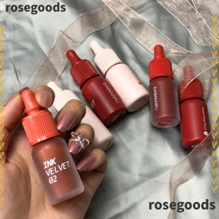 Rosegoods1 ลิปกลอส กํามะหยี่ สีแดง กันน้ํา ให้ความชุ่มชื้น แต่งหน้า