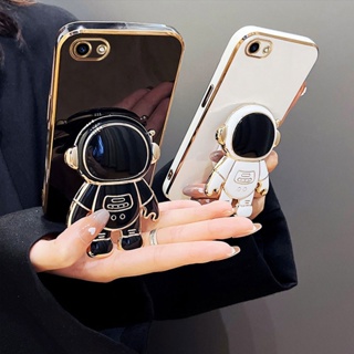 เคสโทรศัพท์ซิลิโคน กันกระแทก ลายนักบินอวกาศ พร้อมขาตั้ง สําหรับ Vivo Y81