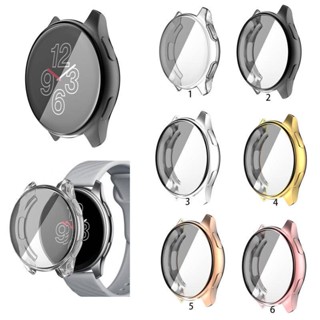 เคสป้องกัน TPU แบบบาง ชุบไฟฟ้า สําหรับ OnePlus Watch กรอบป้องกันแบบนิ่ม