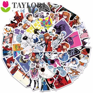 Taylor1 สติกเกอร์ ลายการ์ตูนอนิเมะ Evangelion สําหรับตกแต่งสมุด แล็ปท็อป กระเป๋าเดินทาง เก็บสะสม 50 ชิ้น ต่อแพ็ก