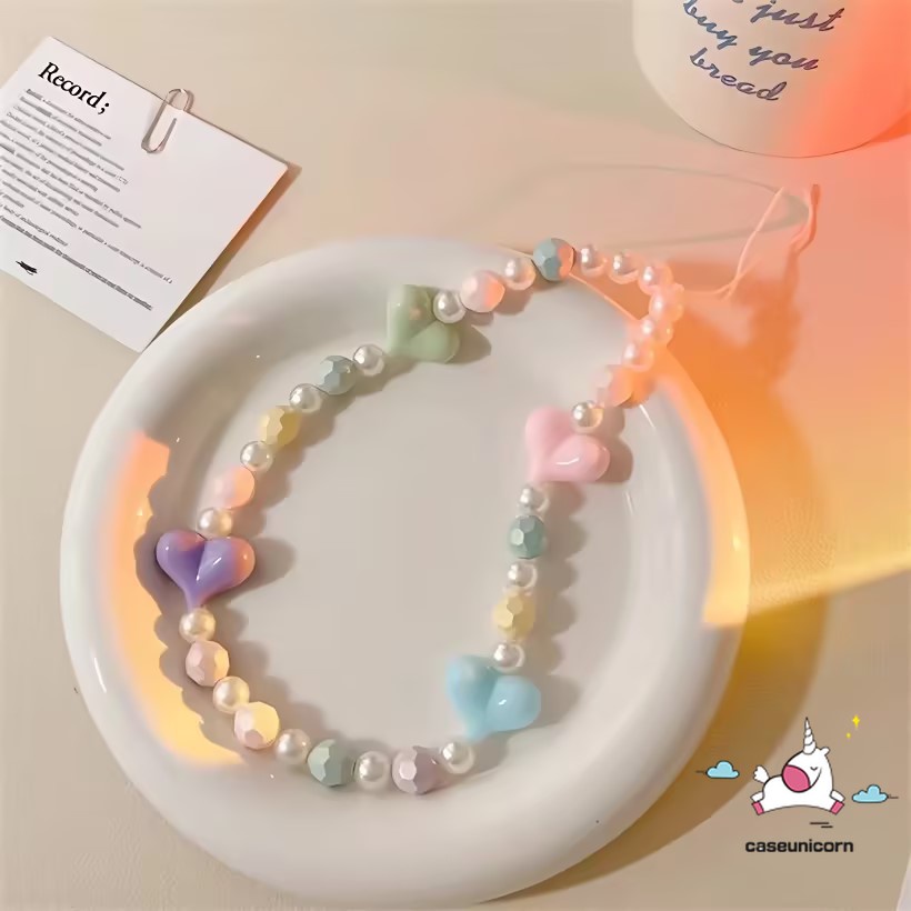 บุคลิกภาพ สวยงาม ผีเสื้อ คริสตัล โซ่โทรศัพท์มือถือ ลูกปัด พวงกุญแจ จี้ สร้อยข้อมือ แฟชั่น กลิตเตอร์ สีลูกปัด โบว์ ดอกไม้ โซ่โทรศัพท์ สายคล้อง - รูปที่ 5