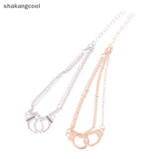 Shakangcool สร้อยข้อเท้า สองชั้น สีทอง สีเงิน เซ็กซี่ เครื่องประดับแฟชั่น ฤดูร้อน สําหรับผู้หญิง 1 ชิ้น SGL