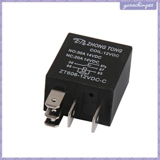 [Gazechimp] รีเลย์ DC12V 20A 30A SPDT 5-Pin สําหรับรถยนต์ รถบรรทุก