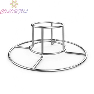 【COLORFUL】Grilled Chicken Rack Beer Can Grill Rack Stainless Steel 7.5*2.8 Inches