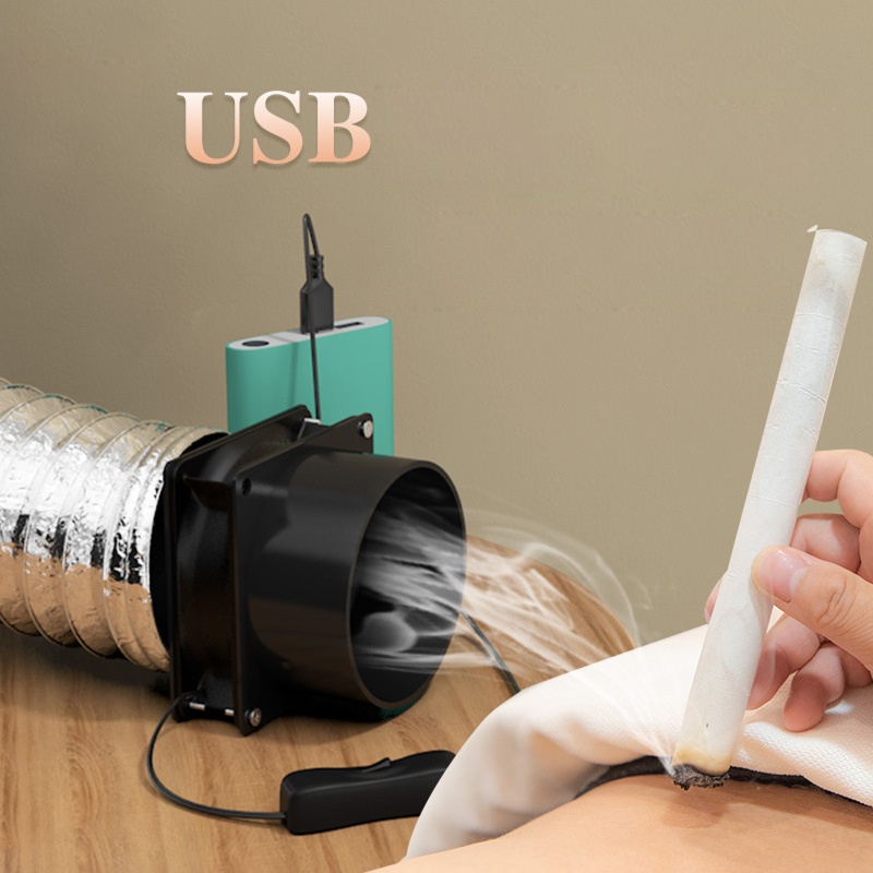 ✿ 1 3 6M USB Solder Fume Absorber ESD Fume Extractor พัดลมสําหรับบ้านและสํานักงาน