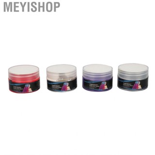 Meyishop Hair Coloring Dye Wax  DIY Hairstyle 4 Colors Bright Pcs for Themed Party