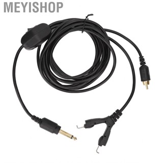 Meyishop Tattoo  Cord 2m Length 6.35mm Male Plug And Hook Connector 2 Core