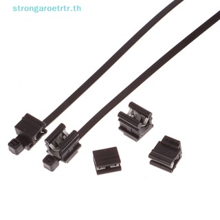 Strongaroetrtr สายเคเบิลไทร์รถยนต์ แบบโลหะ มีซิป 10 ชิ้น