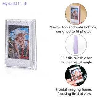 Myriadu อัลบั้มรูปภาพ แบบใส ขนาด 3 นิ้ว พกพาง่าย สําหรับเก็บนามบัตร หนังสือ นามบัตร