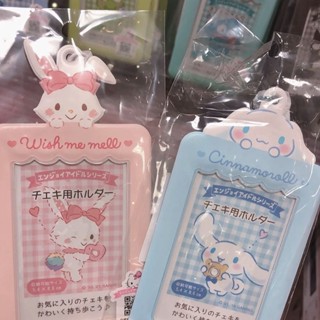 [ที่ใส่บัตรน่ารัก] Sanrio Melody Melody Cinnamon Dog Kuromi Card Holder Photo Pendant Keychain Card Pain Bag pcs Card Holder