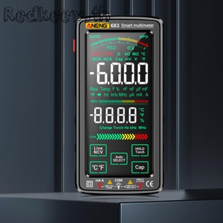 Redkeev™ มัลติมิเตอร์ดิจิตอลอัจฉริยะ 6000 ครั้ง หน้าจอสัมผัส เครื่องมือทดสอบแอมมิเตอร์