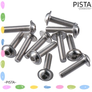 Pista สกรูซ็อกเก็ต หกเหลี่ยม สเตนเลส 304 (A2-70) ป้องกันสนิม M6 X 25 มม. 25 ชิ้น