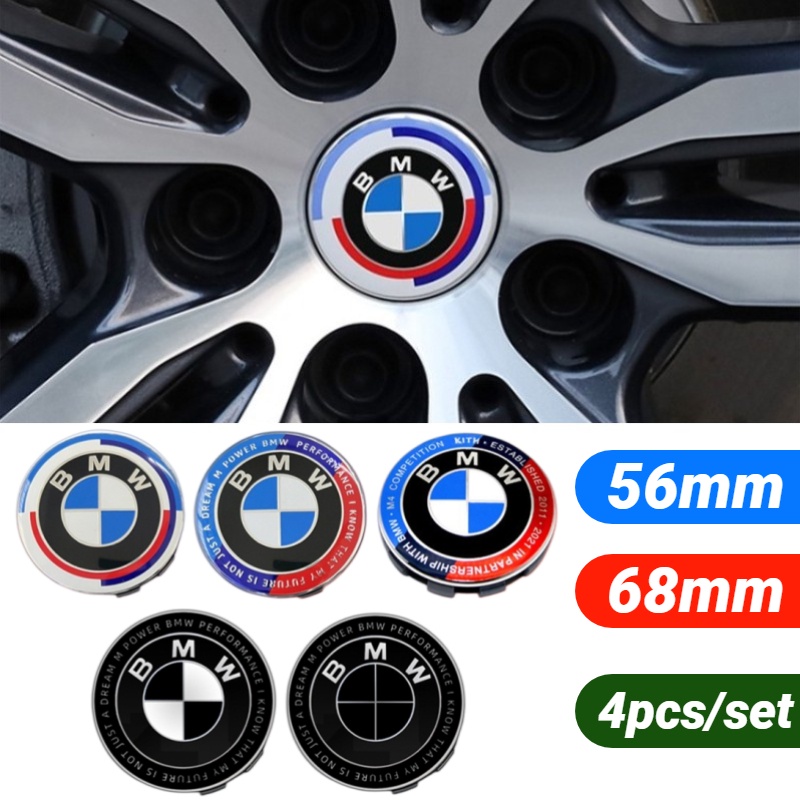 56 มม.68 มม.รถจํากัด Joint Anniversary ล้อ Center Hubcaps สําหรับ F87 E90 E46 E92 E34 E60 E91 E87 E8